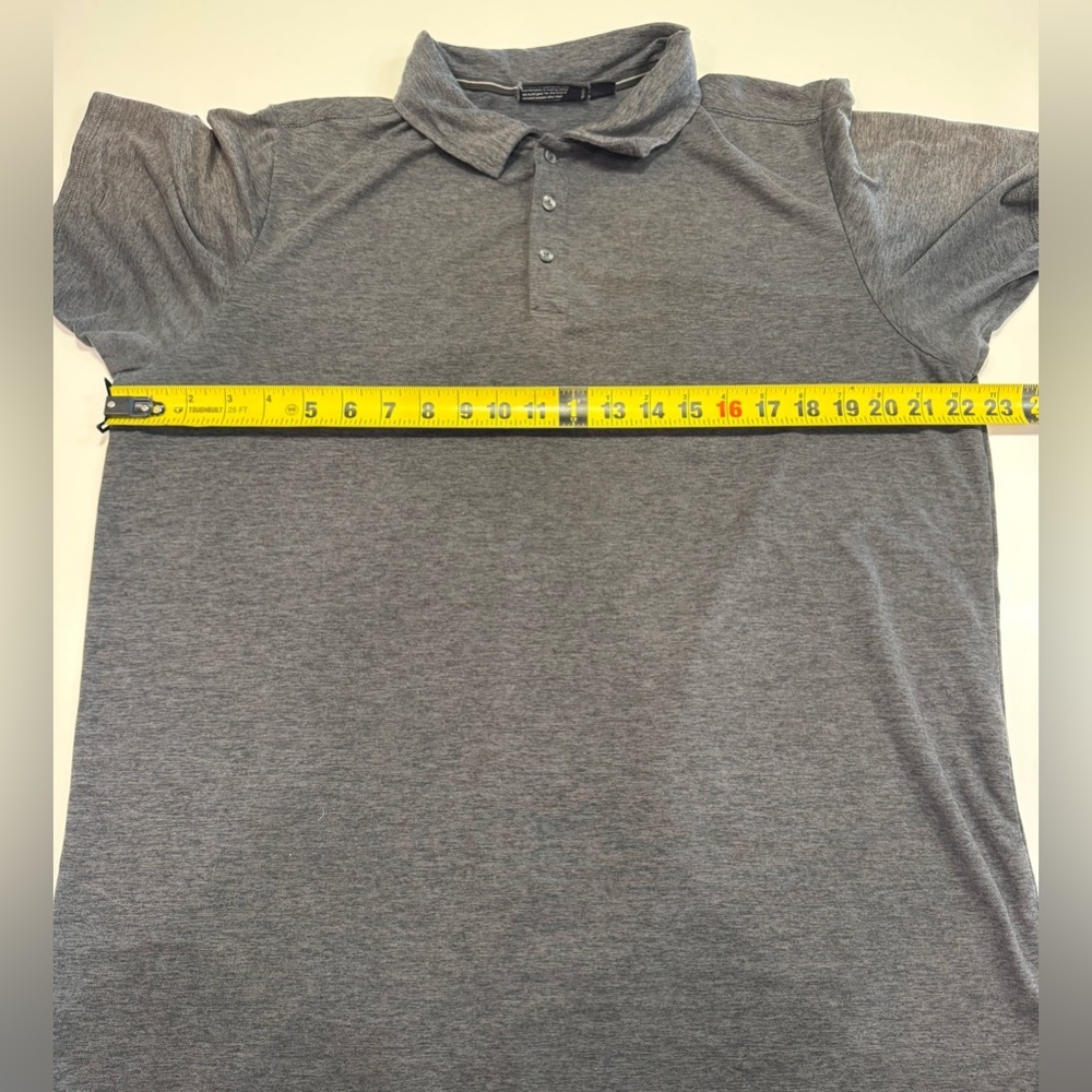 Truewerk Polo Performance Stretch Shirt Short Sleeve LRG Mens Black Work Utility - Picture 7 of 8